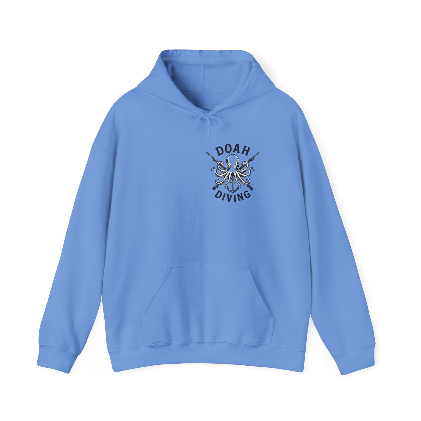 Under the Sea Unisex Hoodie with Octopus Design, Marine Life Sweatshirt, Ocean Lover Apparel, Nautical Gift, Beach-Themed Clothing