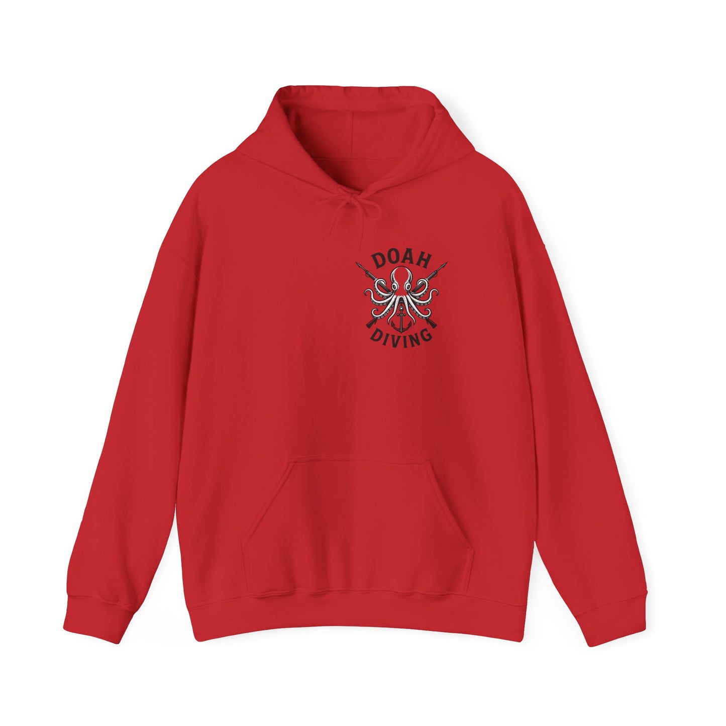 Under the Sea Unisex Hoodie with Octopus Design, Marine Life Sweatshirt, Ocean Lover Apparel, Nautical Gift, Beach-Themed Clothing