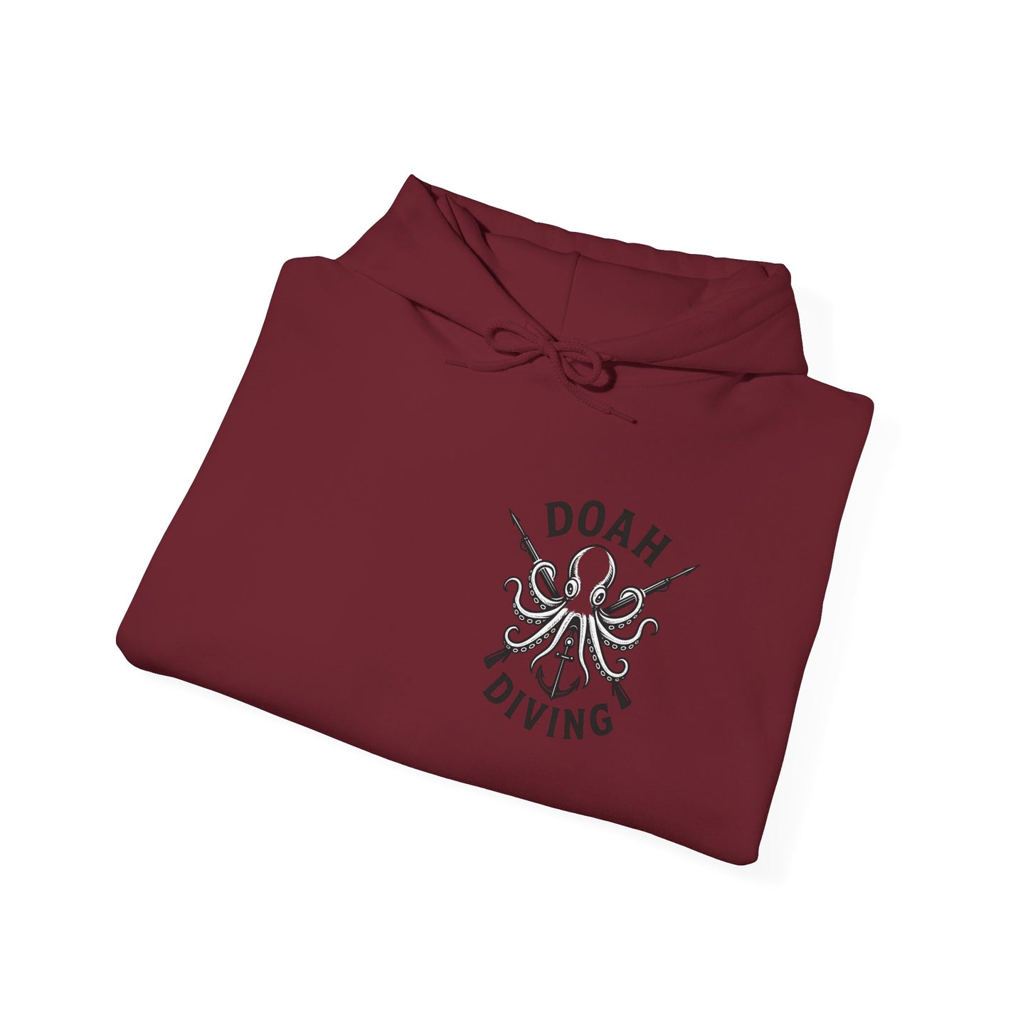 Under the Sea Unisex Hoodie with Octopus Design, Marine Life Sweatshirt, Ocean Lover Apparel, Nautical Gift, Beach-Themed Clothing