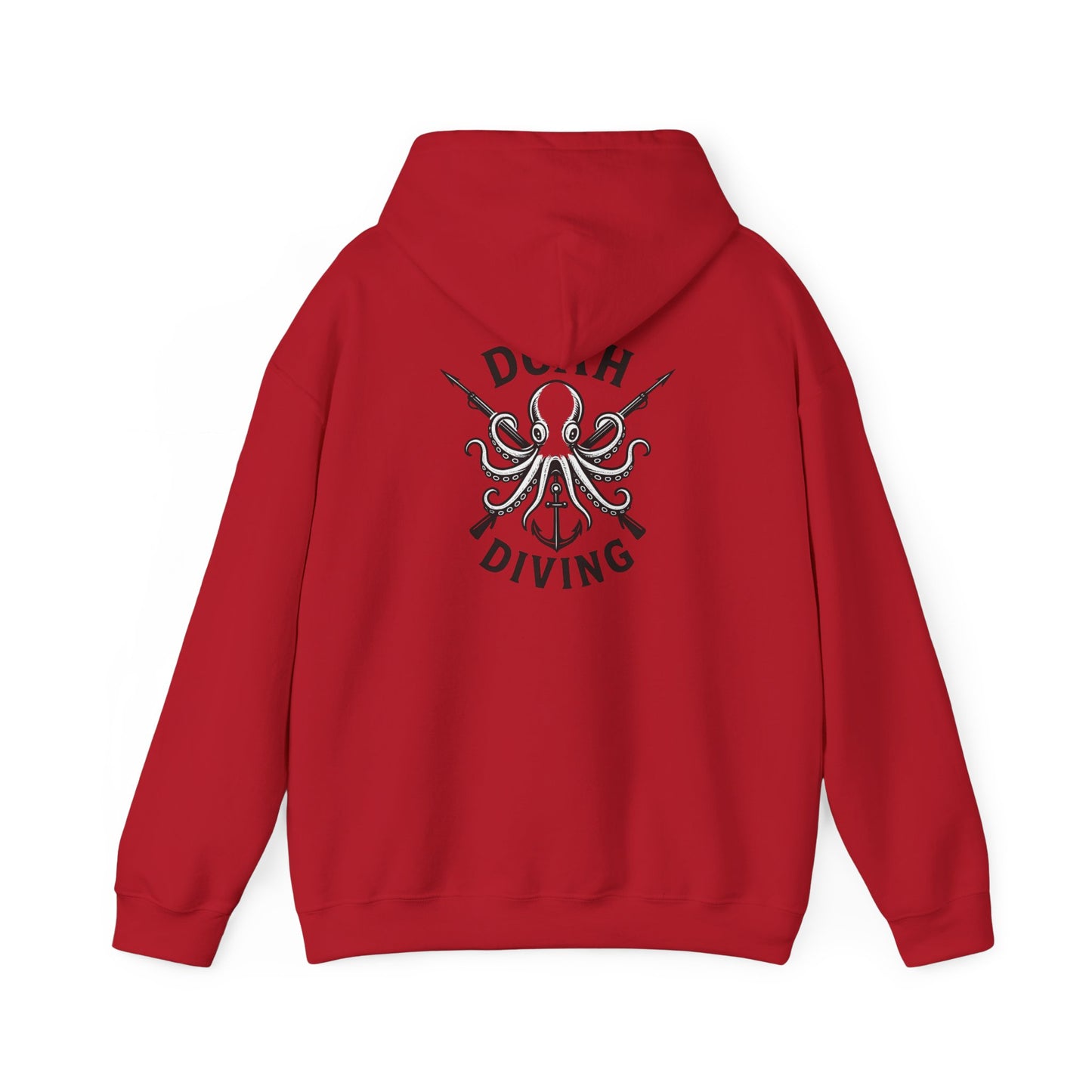 Under the Sea Unisex Hoodie with Octopus Design, Marine Life Sweatshirt, Ocean Lover Apparel, Nautical Gift, Beach-Themed Clothing