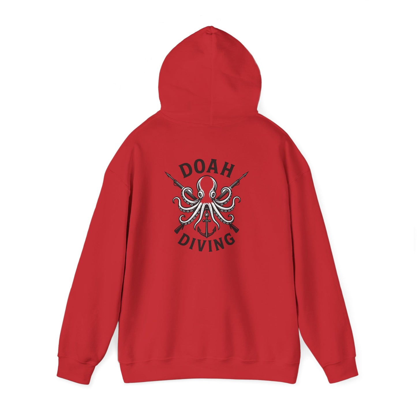 Under the Sea Unisex Hoodie with Octopus Design, Marine Life Sweatshirt, Ocean Lover Apparel, Nautical Gift, Beach-Themed Clothing