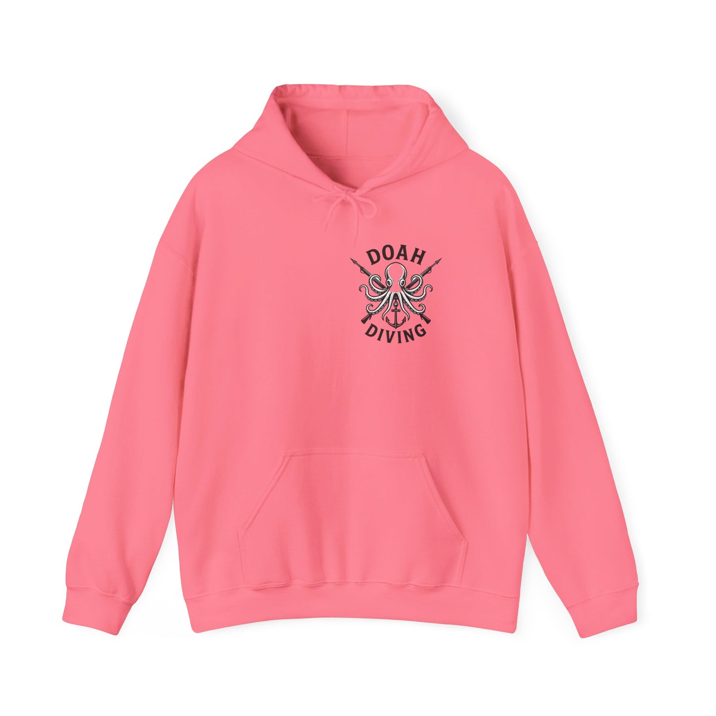 Under the Sea Unisex Hoodie with Octopus Design, Marine Life Sweatshirt, Ocean Lover Apparel, Nautical Gift, Beach-Themed Clothing