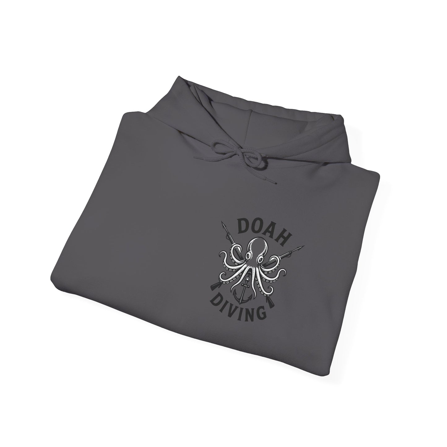 Under the Sea Unisex Hoodie with Octopus Design, Marine Life Sweatshirt, Ocean Lover Apparel, Nautical Gift, Beach-Themed Clothing