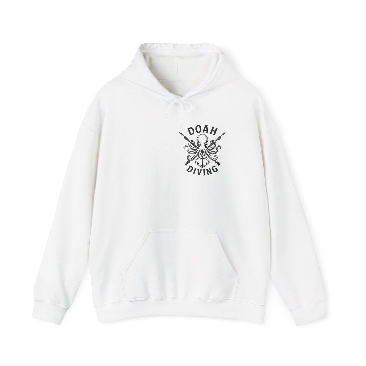 Under the Sea Unisex Hoodie with Octopus Design, Marine Life Sweatshirt, Ocean Lover Apparel, Nautical Gift, Beach-Themed Clothing