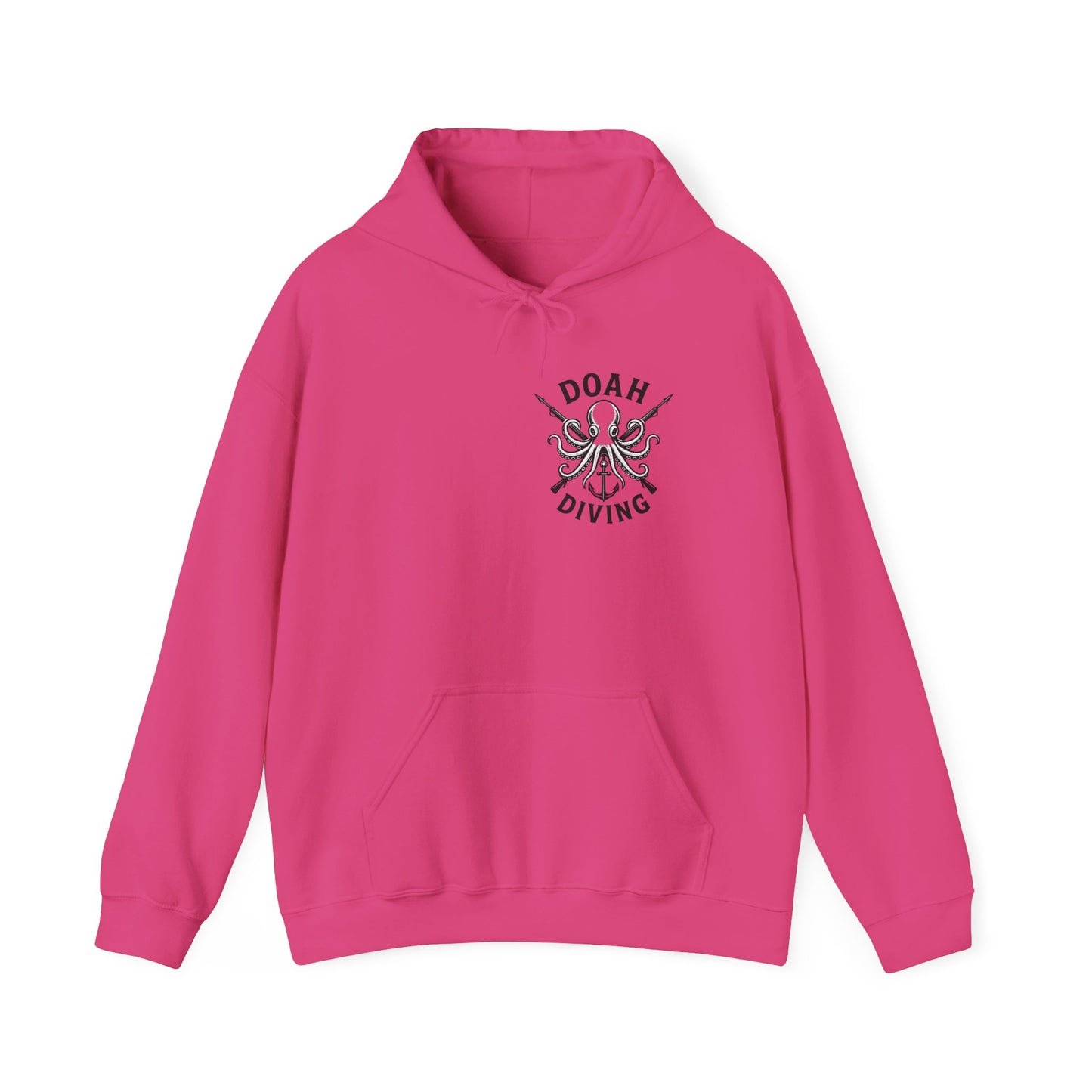 Under the Sea Unisex Hoodie with Octopus Design, Marine Life Sweatshirt, Ocean Lover Apparel, Nautical Gift, Beach-Themed Clothing