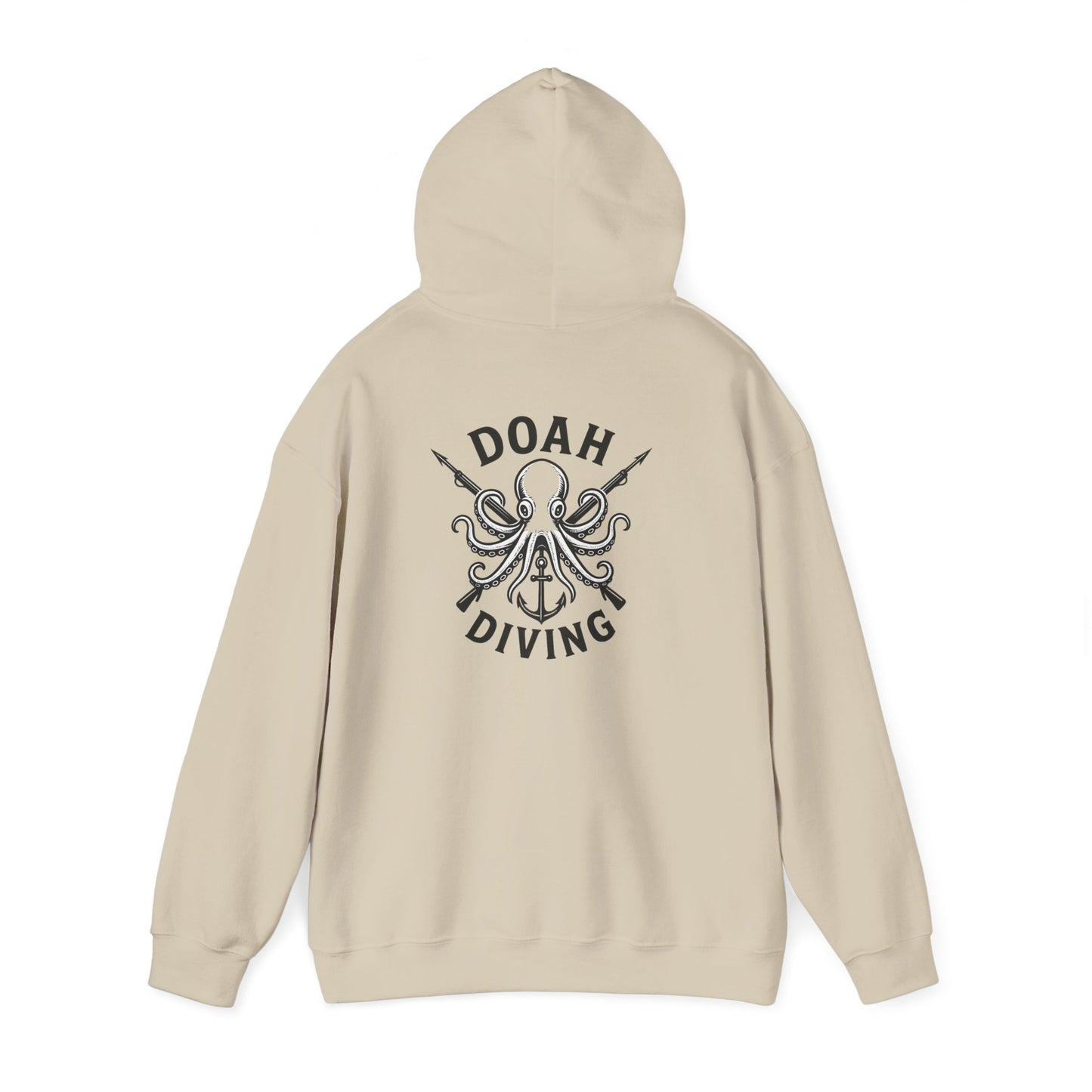 Under the Sea Unisex Hoodie with Octopus Design, Marine Life Sweatshirt, Ocean Lover Apparel, Nautical Gift, Beach-Themed Clothing