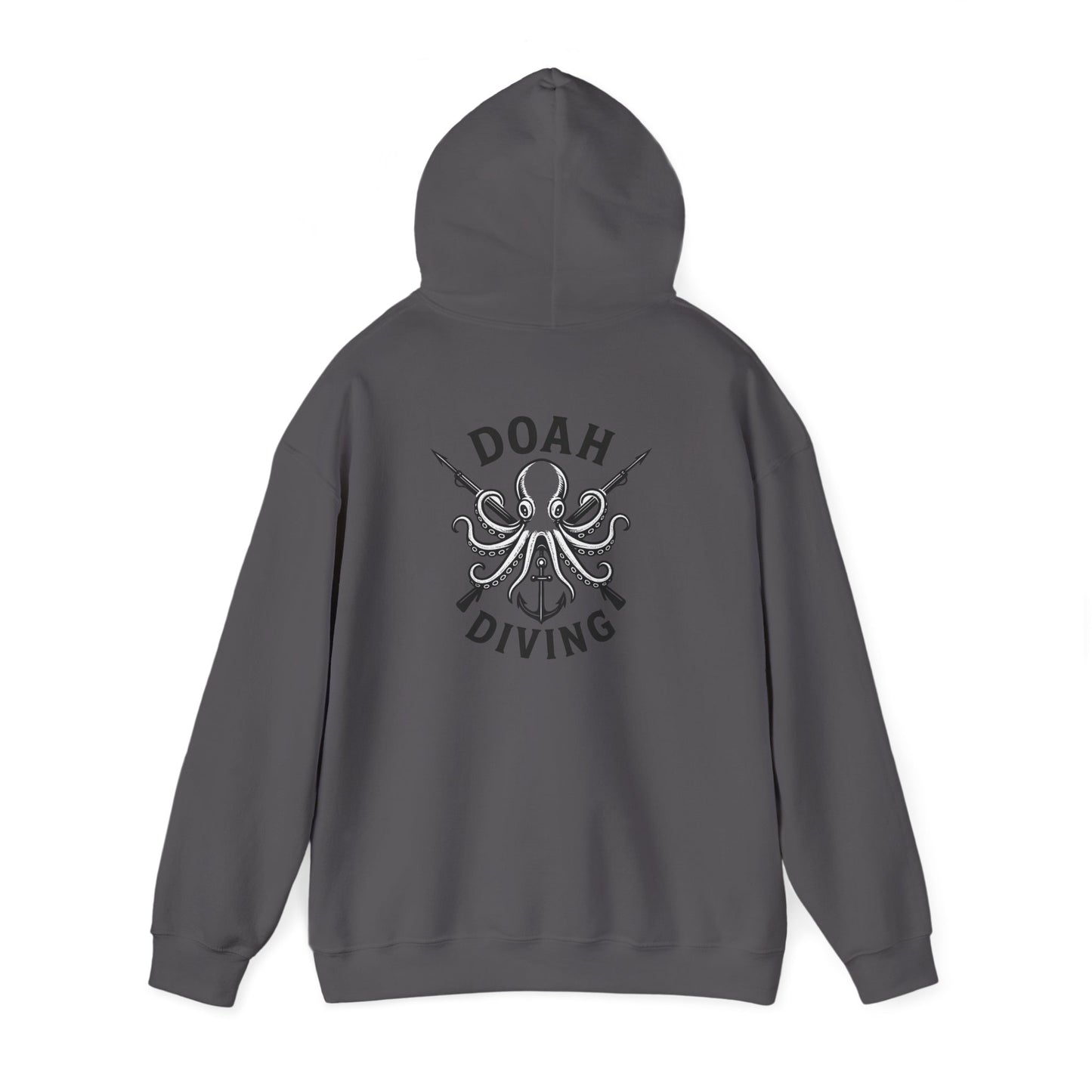 Under the Sea Unisex Hoodie with Octopus Design, Marine Life Sweatshirt, Ocean Lover Apparel, Nautical Gift, Beach-Themed Clothing