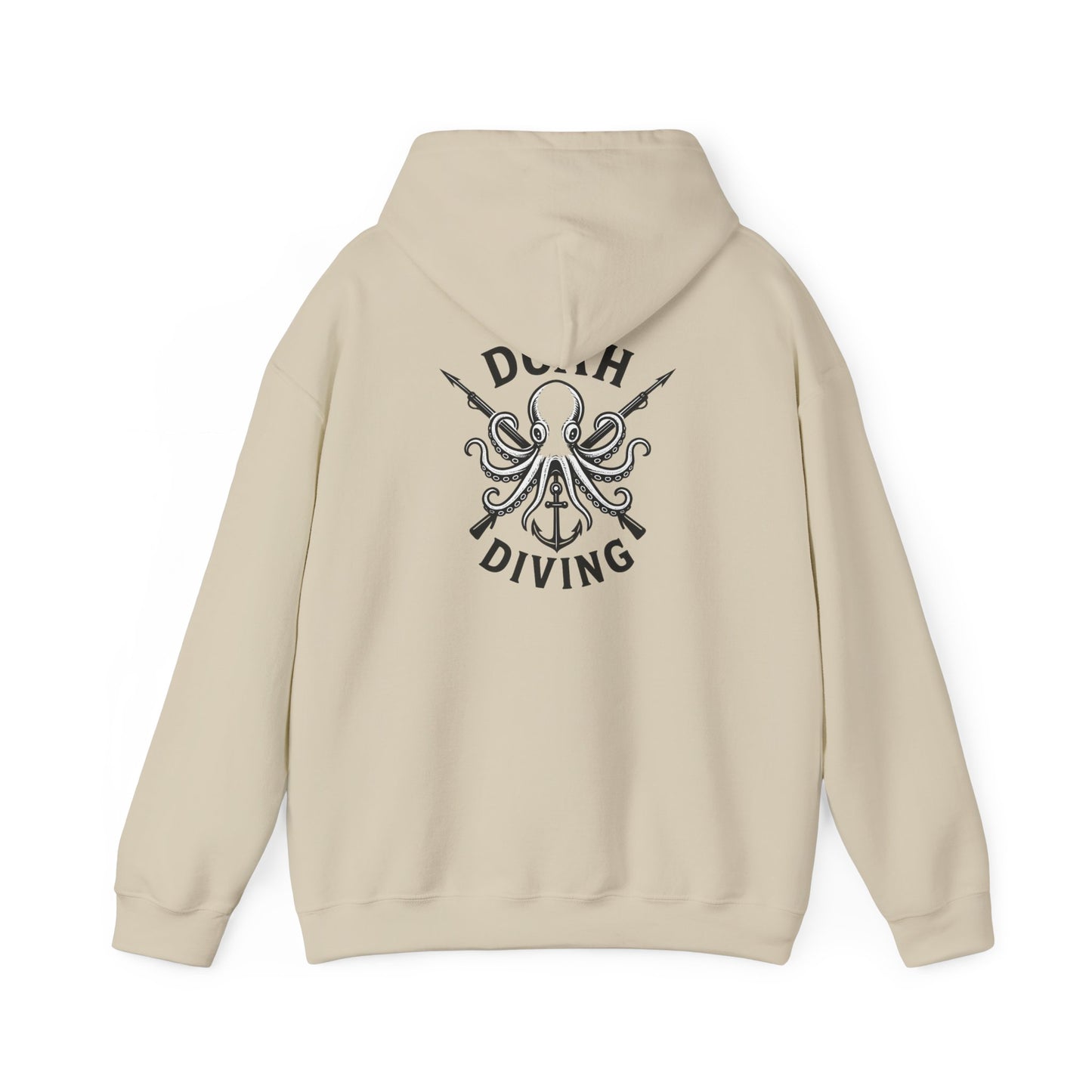 Under the Sea Unisex Hoodie with Octopus Design, Marine Life Sweatshirt, Ocean Lover Apparel, Nautical Gift, Beach-Themed Clothing