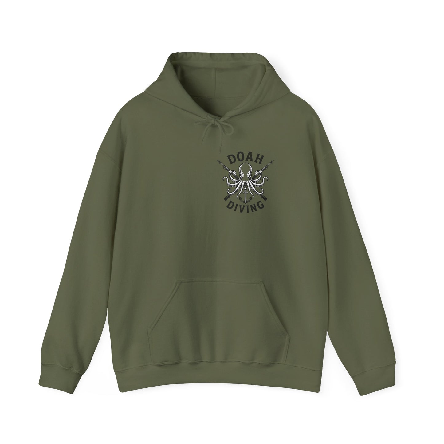 Under the Sea Unisex Hoodie with Octopus Design, Marine Life Sweatshirt, Ocean Lover Apparel, Nautical Gift, Beach-Themed Clothing