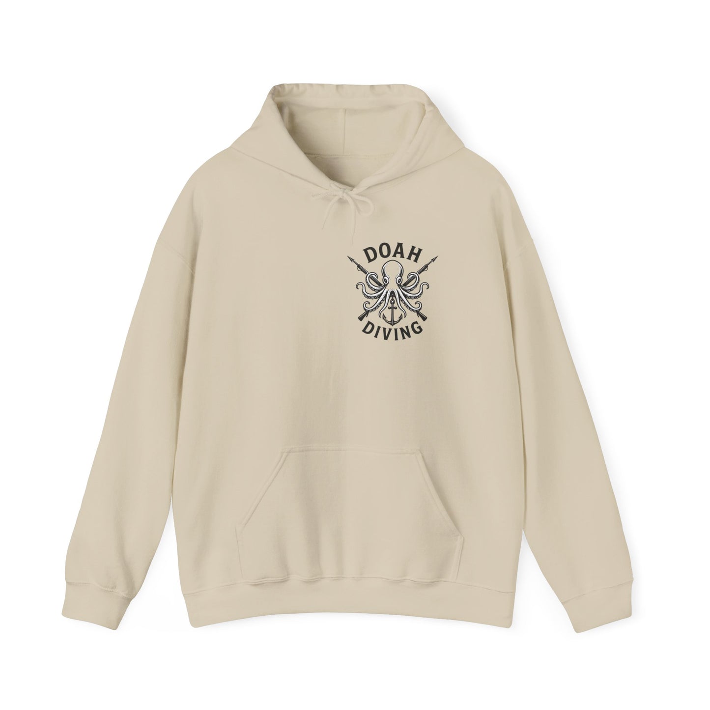 Under the Sea Unisex Hoodie with Octopus Design, Marine Life Sweatshirt, Ocean Lover Apparel, Nautical Gift, Beach-Themed Clothing