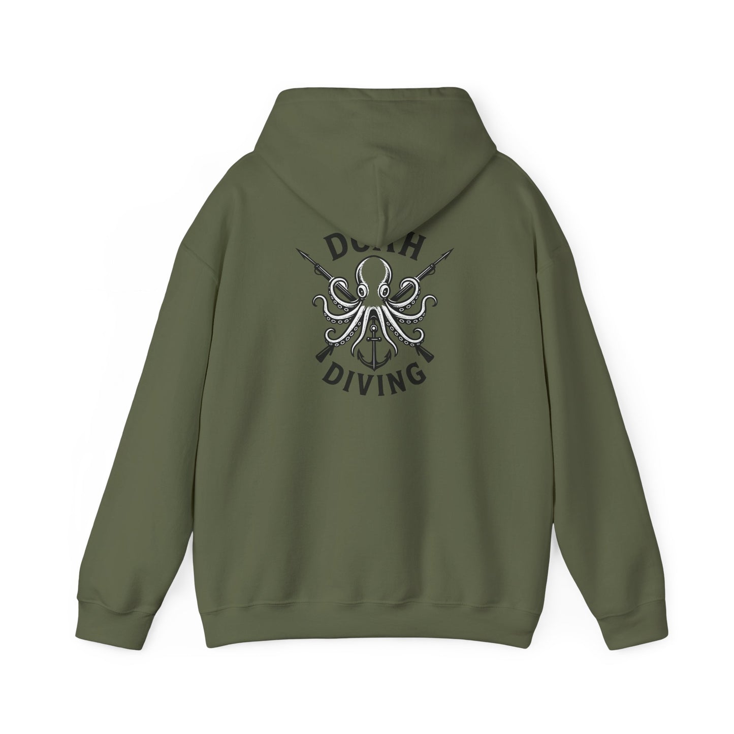 Under the Sea Unisex Hoodie with Octopus Design, Marine Life Sweatshirt, Ocean Lover Apparel, Nautical Gift, Beach-Themed Clothing