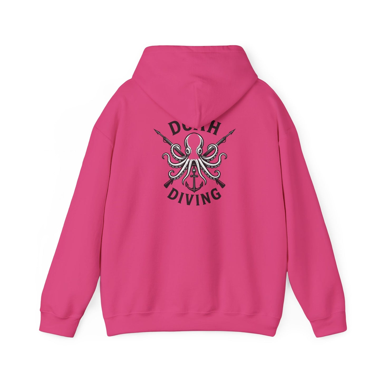 Under the Sea Unisex Hoodie with Octopus Design, Marine Life Sweatshirt, Ocean Lover Apparel, Nautical Gift, Beach-Themed Clothing