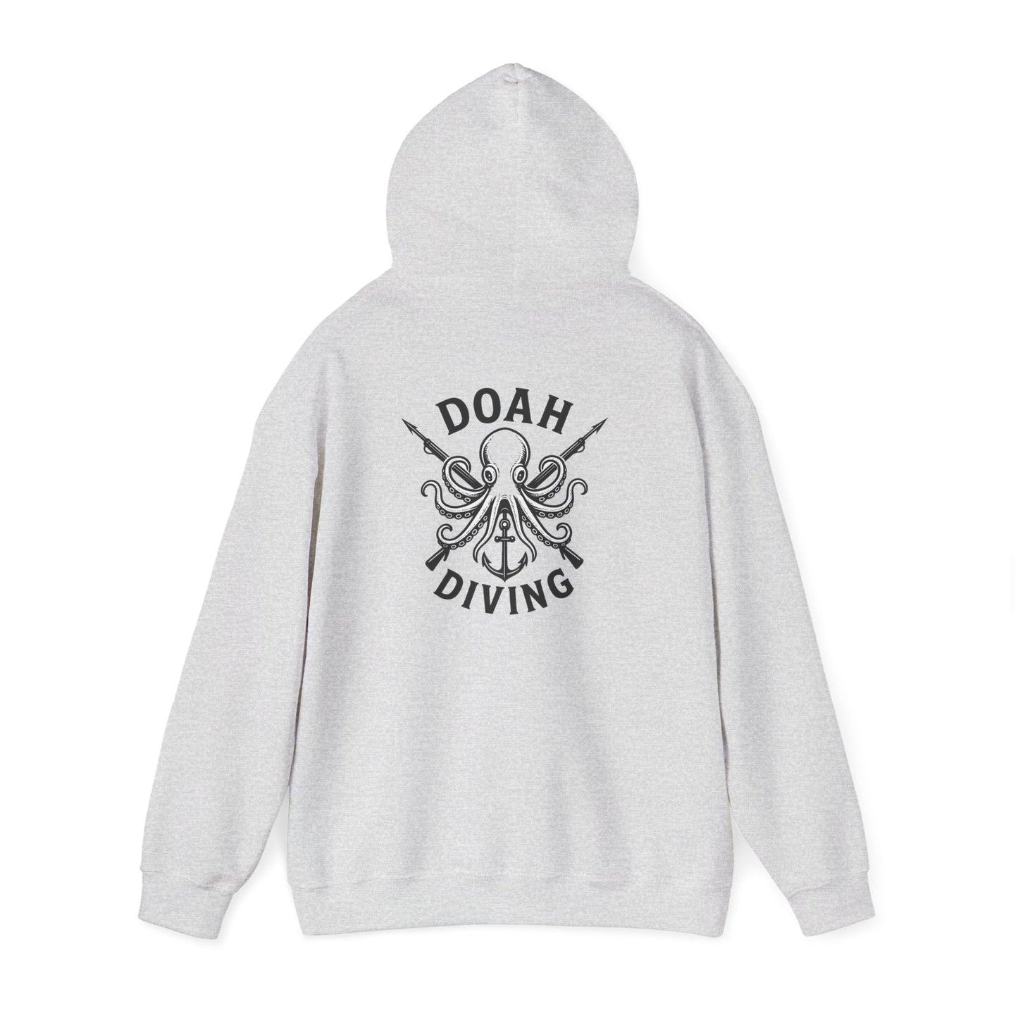 Under the Sea Unisex Hoodie with Octopus Design, Marine Life Sweatshirt, Ocean Lover Apparel, Nautical Gift, Beach-Themed Clothing