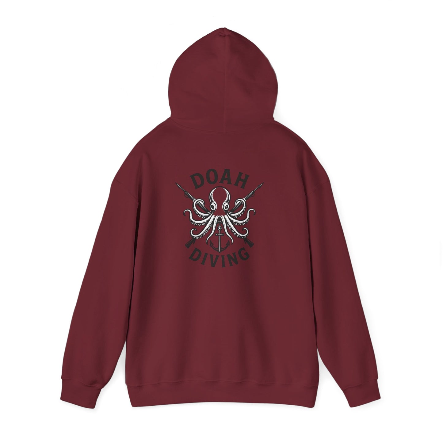 Under the Sea Unisex Hoodie with Octopus Design, Marine Life Sweatshirt, Ocean Lover Apparel, Nautical Gift, Beach-Themed Clothing