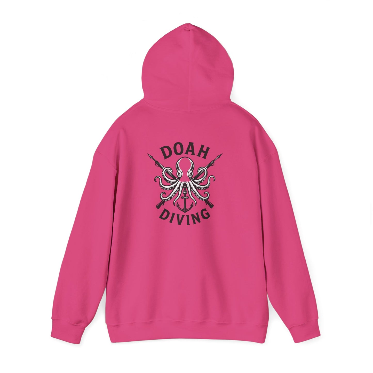 Under the Sea Unisex Hoodie with Octopus Design, Marine Life Sweatshirt, Ocean Lover Apparel, Nautical Gift, Beach-Themed Clothing