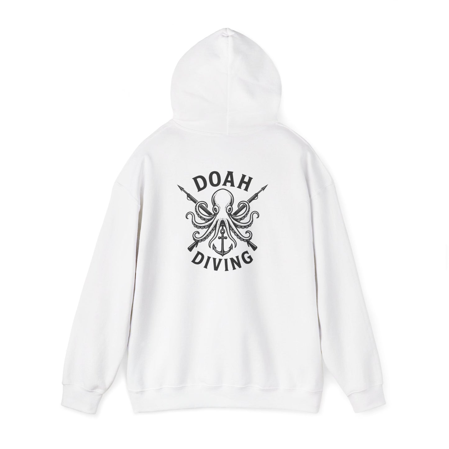 Under the Sea Unisex Hoodie with Octopus Design, Marine Life Sweatshirt, Ocean Lover Apparel, Nautical Gift, Beach-Themed Clothing