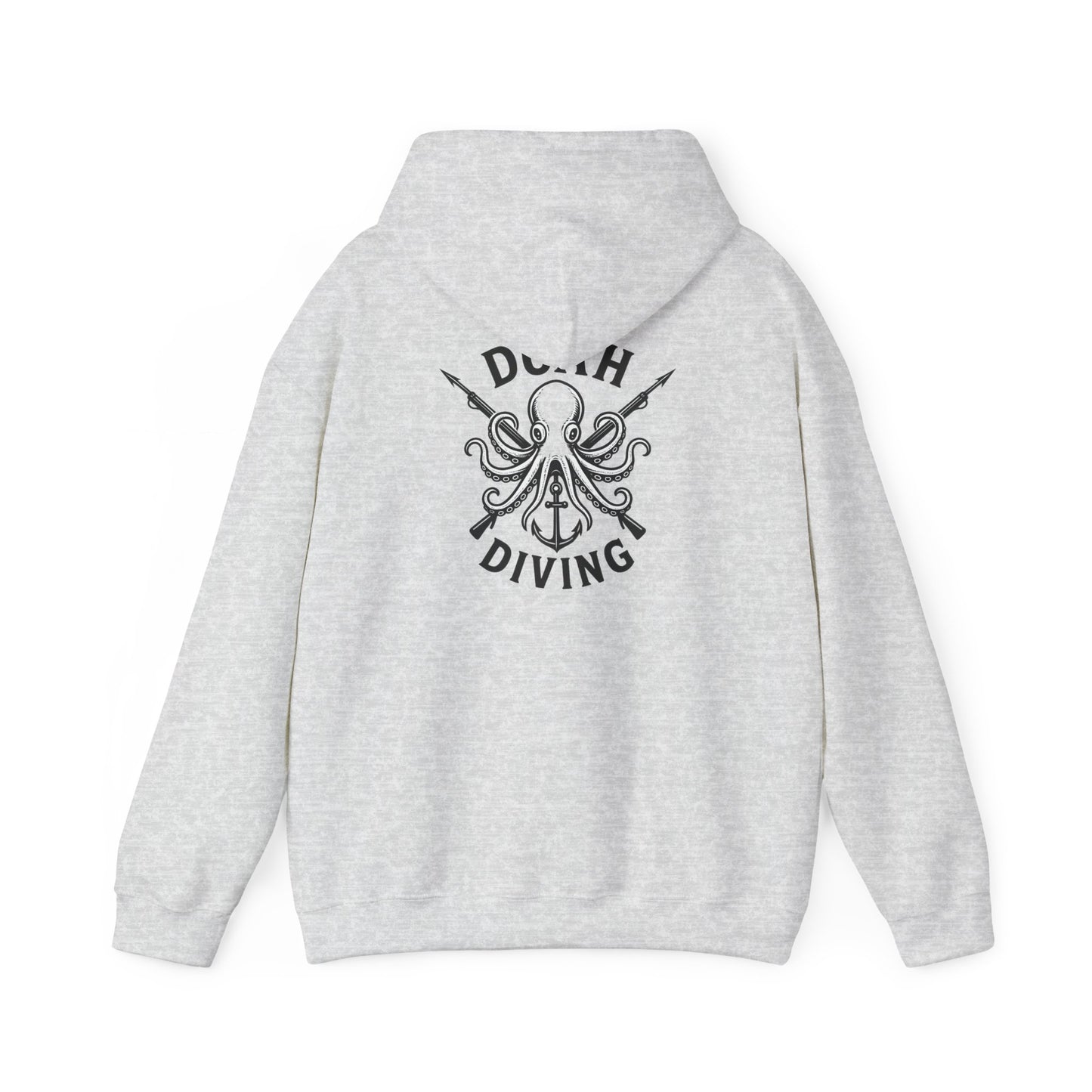 Under the Sea Unisex Hoodie with Octopus Design, Marine Life Sweatshirt, Ocean Lover Apparel, Nautical Gift, Beach-Themed Clothing