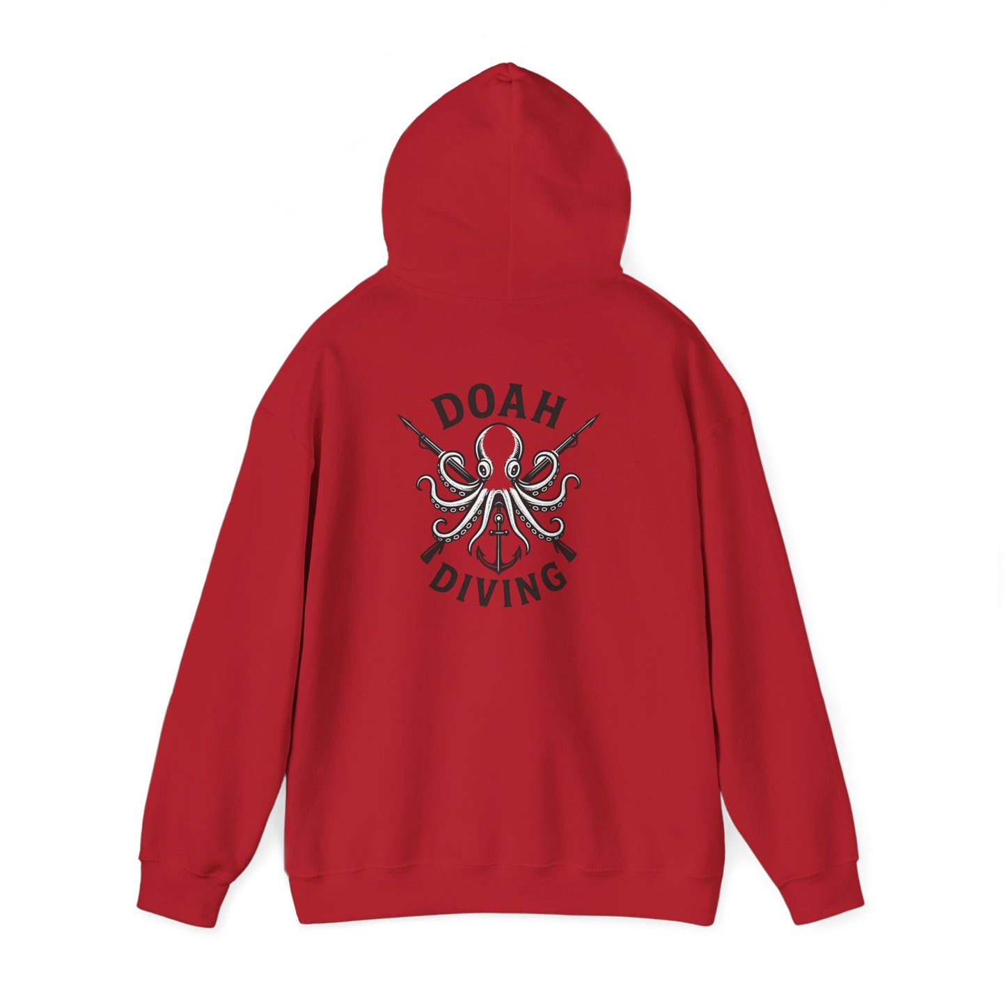 Under the Sea Unisex Hoodie with Octopus Design, Marine Life Sweatshirt, Ocean Lover Apparel, Nautical Gift, Beach-Themed Clothing