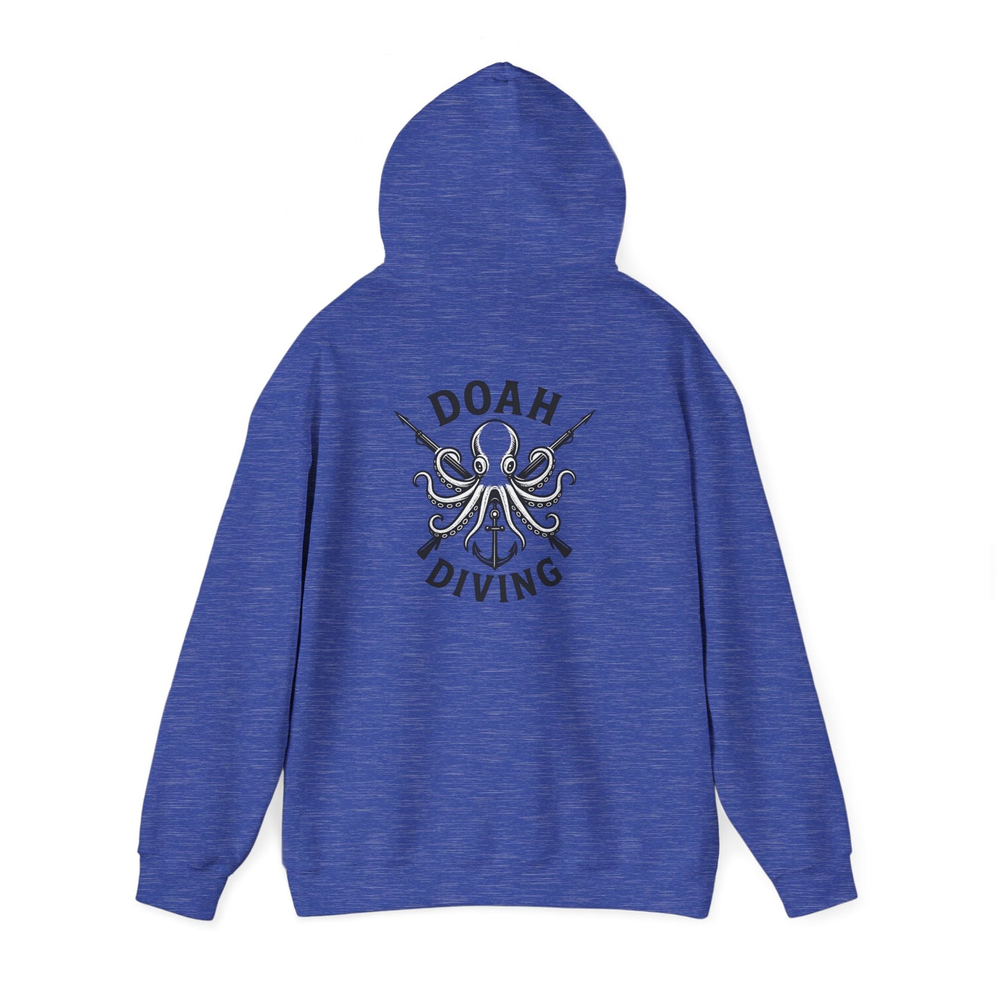 Under the Sea Unisex Hoodie with Octopus Design, Marine Life Sweatshirt, Ocean Lover Apparel, Nautical Gift, Beach-Themed Clothing