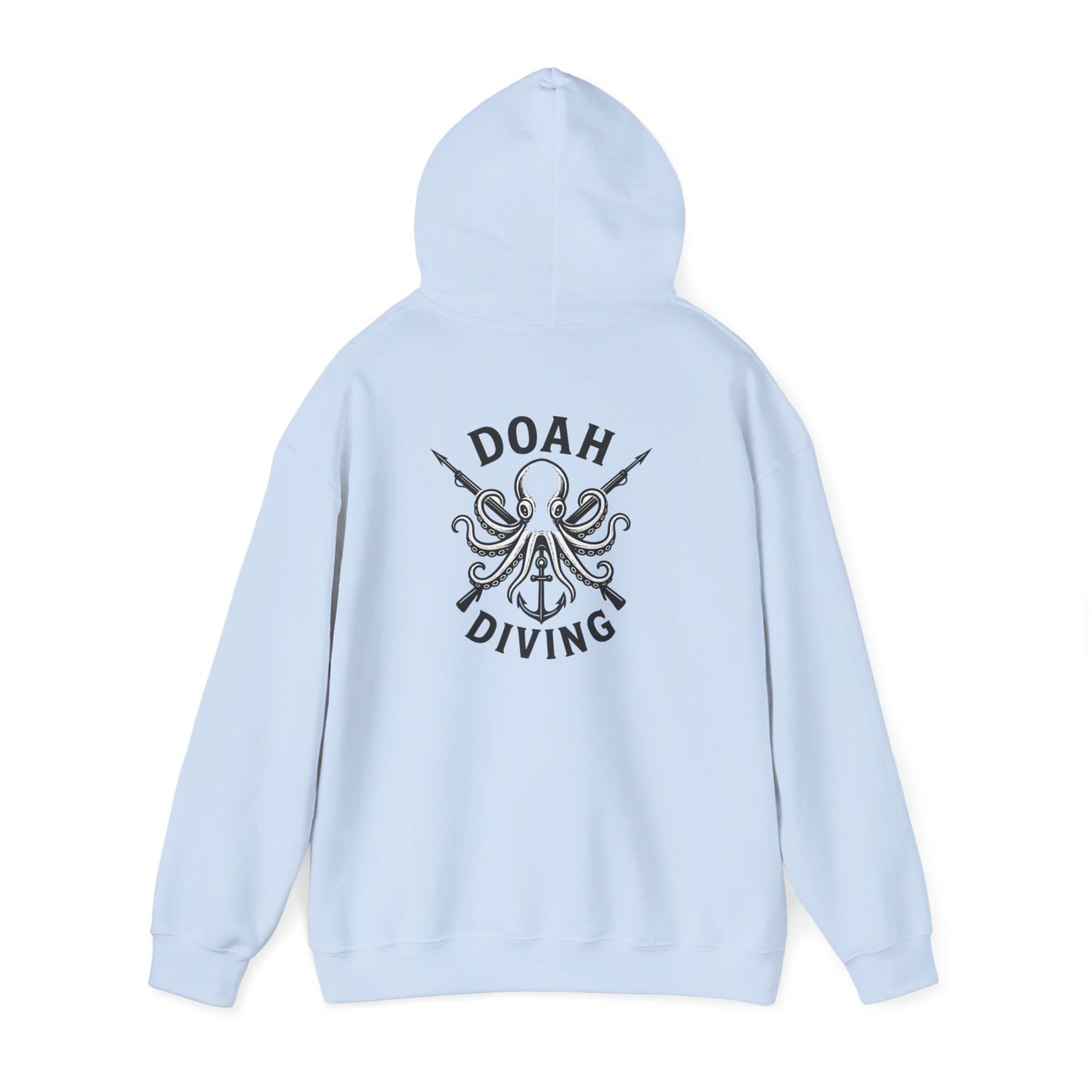 Under the Sea Unisex Hoodie with Octopus Design, Marine Life Sweatshirt, Ocean Lover Apparel, Nautical Gift, Beach-Themed Clothing