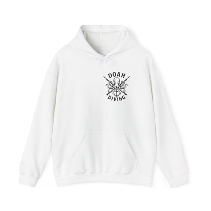Under the Sea Unisex Hoodie with Octopus Design, Marine Life Sweatshirt, Ocean Lover Apparel, Nautical Gift, Beach-Themed Clothing